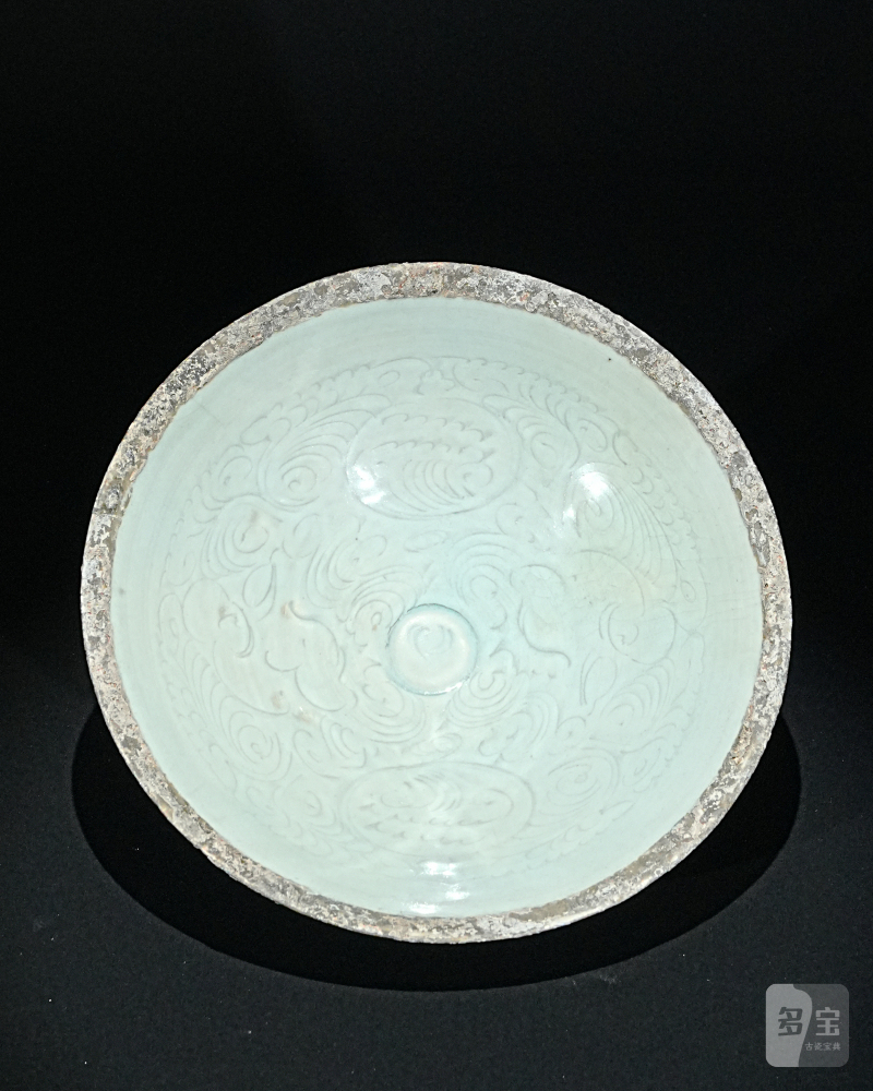 明 湖田娃娃纹碗